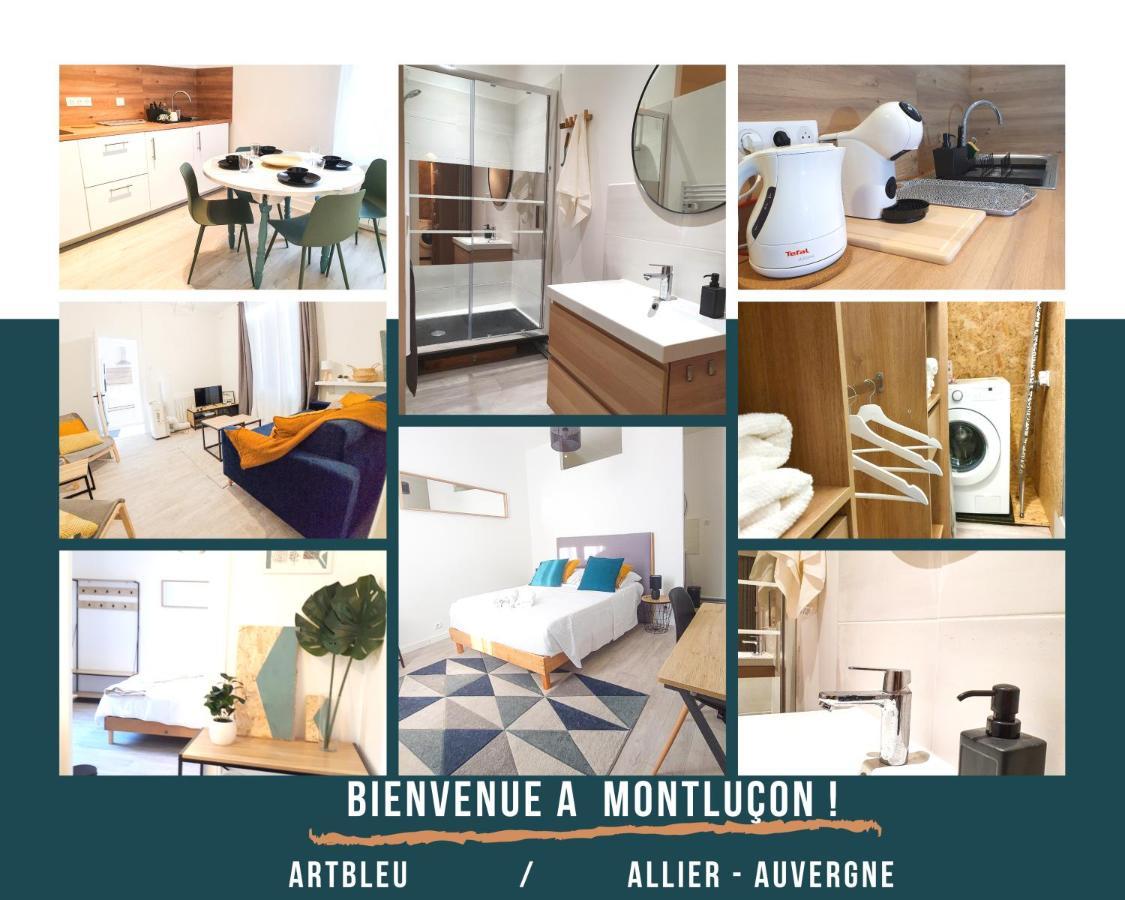 Artbleu -Tout Confort - Ideal Pros - Proche Commerces Montluçon Εξωτερικό φωτογραφία